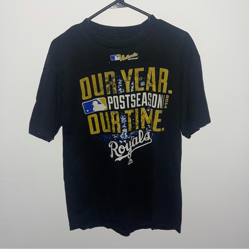 Modern Sports Kansas City Royals Post Season 2014 Majestic T-Shirt Men’s Sz L
